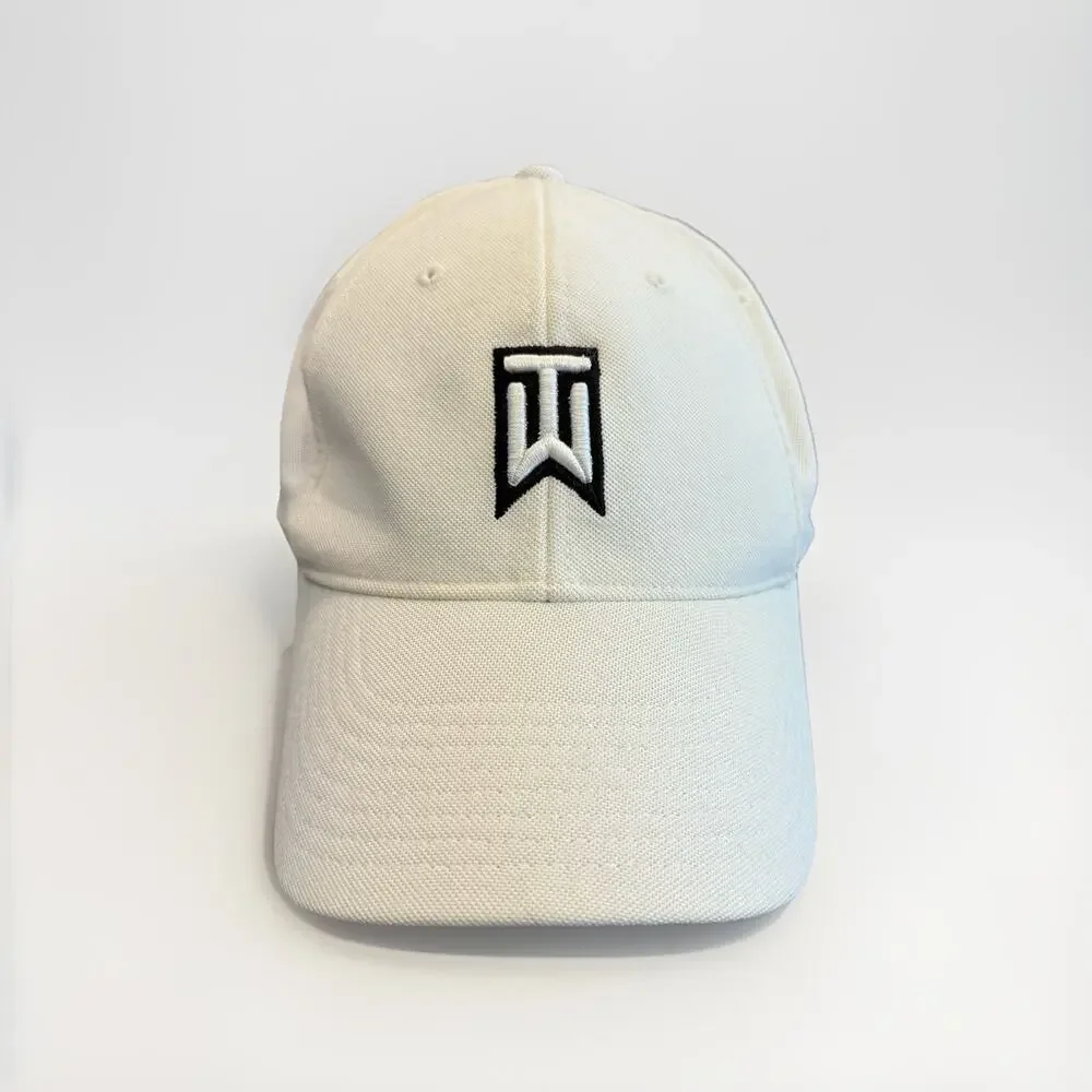 Nike Mens White Tiger Woods TW One Flex Fit VR Fitted Golf Hat Size M/L